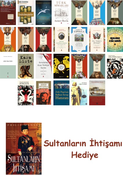 26 Kitaplık Tarih Seti + Sultanların Ihtişamı