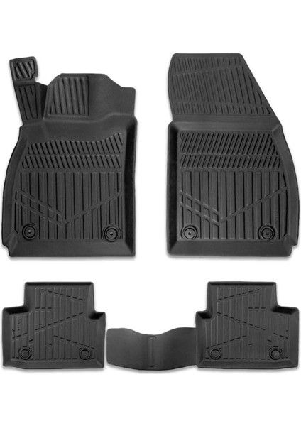 Opel Insignia 2012-2017 Için Havuzlu Paspas, Yüksek Kenarlı, Esnek, Araca Özel, Kokusuz, Oto Paspas