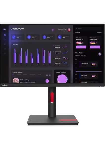 Lenovo 63CFMATXTK 23.8" 4ms 1920X1080 Vga/hdmı/dısplay Vesa Pıvot IPS LED Monıtor modelleri