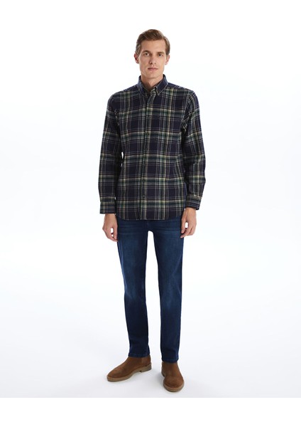 Yeni Sezon Regular Fit Uzun Kollu Ekose Erkek Oduncu Gömlek fiyatları
