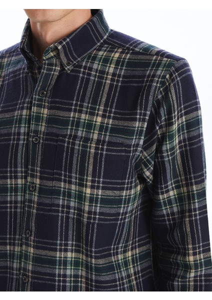 Yeni Sezon Regular Fit Uzun Kollu Ekose Erkek Oduncu Gömlek modelleri