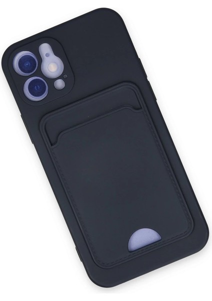 Iphone 12 Kılıf Kelvin Kartvizitli Silikon - Lacivert modelleri