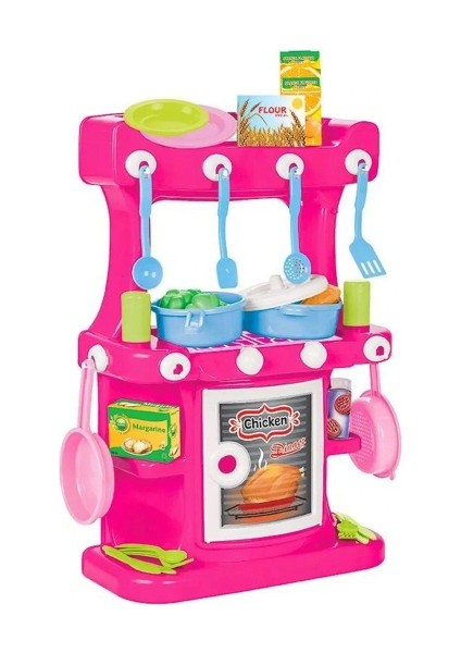 03 335 Hamarat Ayaklı Mutfak Seti Pembe fiyatları