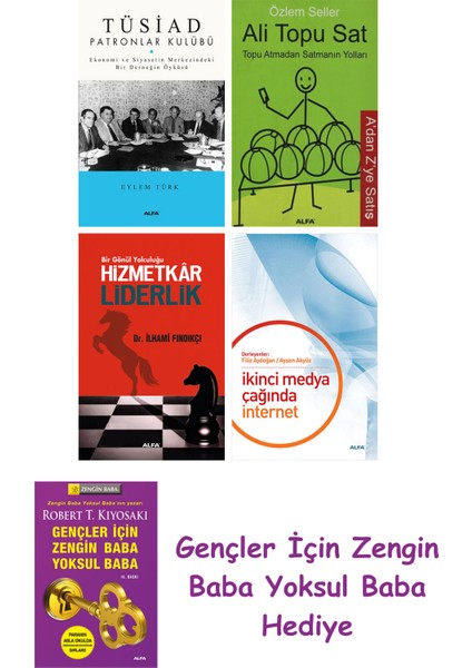 Tüsiad Patronlar Kulübü + Ali Topu Sat + Hizmetkar Liderlik (Cep Boy) + Ikinci Medya Çağında Inte...