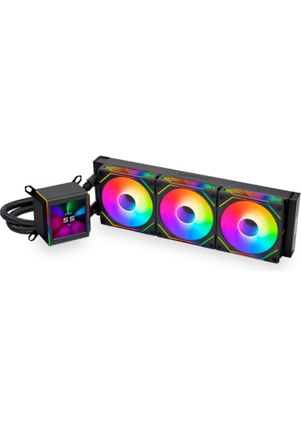 Lıan Lı Galahad Iı LCD Sl-Infınıty 360MM LGA1700/1851P/AM5 Soket Siyah Işlemci Sıvı Soğutucu G89.GA2ALCD36INB.00 fiyatları