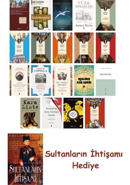 19 Kitaplık Tarih Seti + Sultanların Ihtişamı