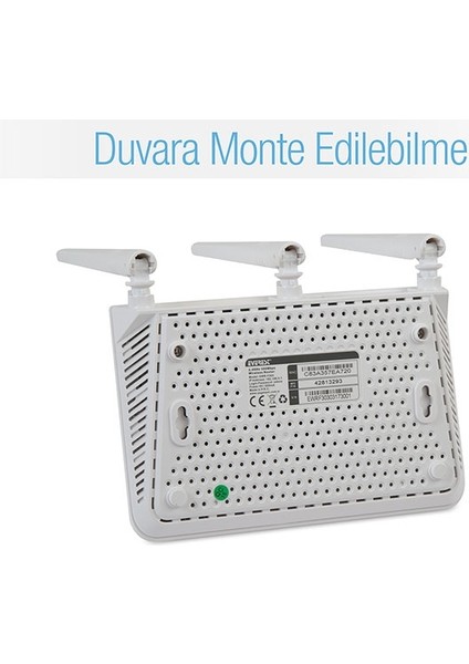 Everest Wıreless N300 EWR-F303 300MBPS 4 Port 3 Anten 2.4ghz Indoor Router indirimleri