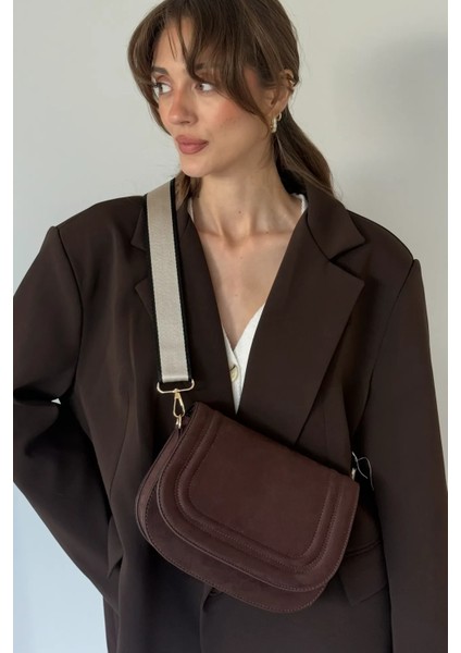 Mai Süet El ve Omuz Çantası modelleri