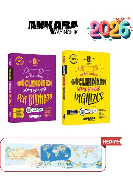 8.sınıf Güçlendiren Fen - Ingilizce Soru Bankas