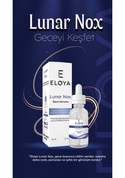 Lunar Nox Gece Serumu – Botoks Benzeri Etkili, Kırışıklık Karşıtı & (30 Ml) fırsatları