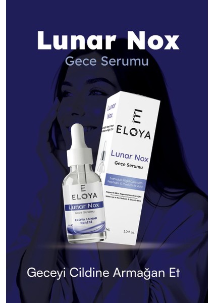 Lunar Nox Gece Serumu – Botoks Benzeri Etkili, Kırışıklık Karşıtı & (30 Ml) indirimleri