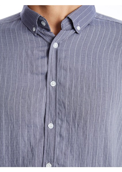 Yeni Sezon Slim Fit Uzun Kollu Oxford Erkek Gömlek modelleri