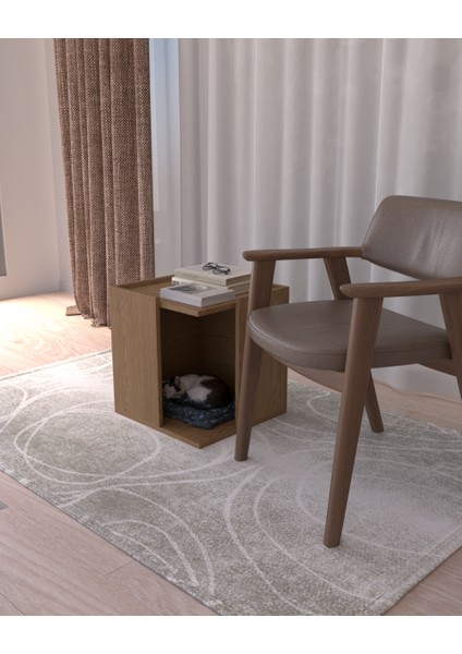 Pati Dostu Ikili Konfor Sehpa Safir Meşe | %100 Mdf fiyatları