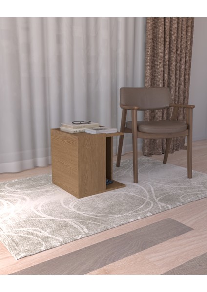 Pati Dostu Ikili Konfor Sehpa Safir Meşe | %100 Mdf modelleri