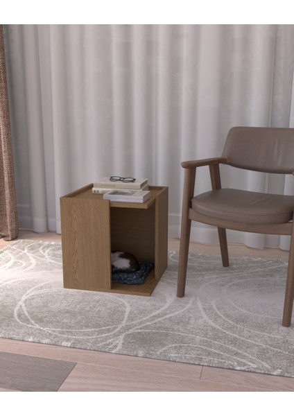 Pati Dostu Ikili Konfor Sehpa Safir Meşe | %100 Mdf fırsatları