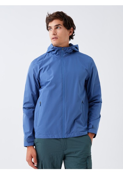 Yeni Sezon Standart Kalıp Kapüşonlu Erkek Yağmurluk