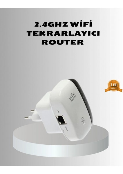 2.4g Wifi Sinyal Çoğaltıcı Router Genişletici Güçlü Antenli