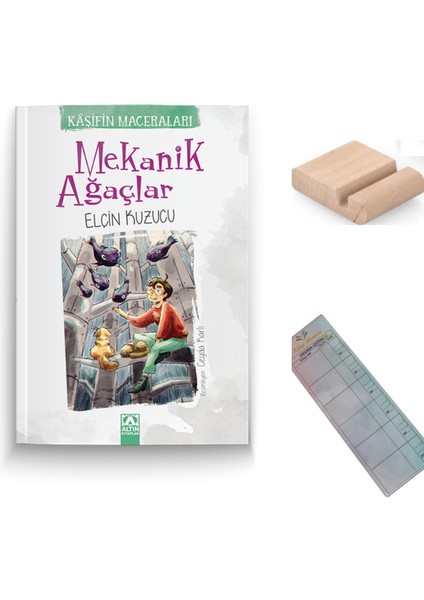 Kaşifin Maceraları - Mekanik Ağaçlar / Elçin Kuzucu / 3. Sınıf / 8-9 Yaş Hikaye+Tablet Tutucu