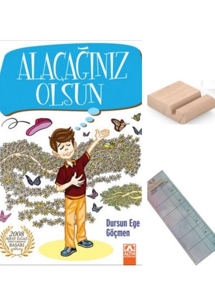 Alacağınız Olsun / Dursun Ege Göçmen / 2. Sınıf / 6-7 Yaş Hikaye+Tablet Tutucu+Takip Ayracı