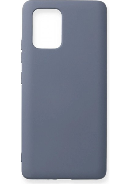 Ieg Samsung Galaxy A91 / S10 Lite Kılıf Nano Içi Kadife Silikon - Gri