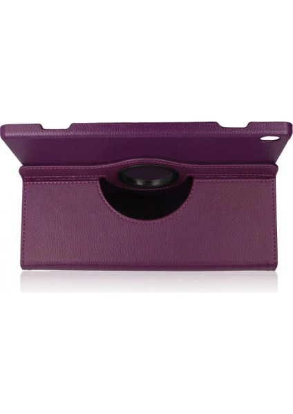 Lenovo M10 X505F Kılıf 360 Tablet Deri Kılıf - Mürdüm