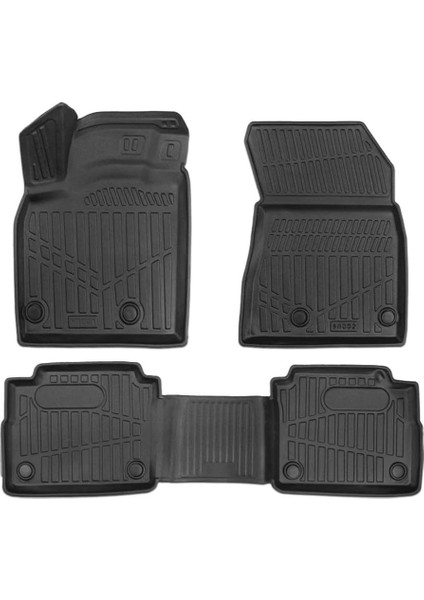 Nissan X-Trail 1.5 Dıg-T 2022-2025 Için Havuzlu Paspas, Yüksek Kenarlı, Esnek, Araca Özel, Kokusuz, Oto Paspas