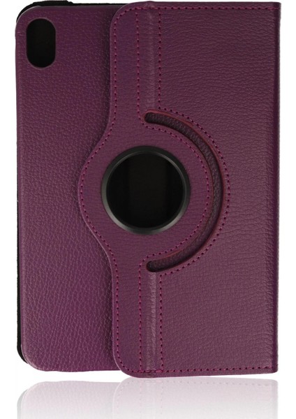 iPad Mini 6 Kılıf 360 Tablet Deri Kılıf - Mürdüm fiyatları