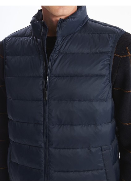 Yeni Sezon Standart Kalıp Dik Yaka Erkek Şişme Yelek modelleri