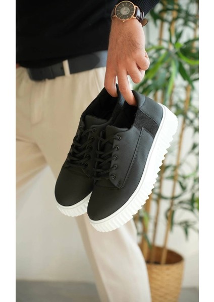 Lvsqvr KB-X516 Kuback Siyah Cilt Günlük Erkek Ayakkabı (Numara: 43) fiyatları