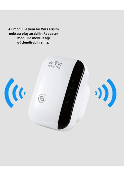 Wifi Sinyal Güçlendirici 2.4g Repeater Yüksek Çekim Kapasiteli modelleri