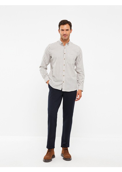 Yeni Sezon Regular Fit Uzun Kollu Ekose Erkek Gömlek fiyatları