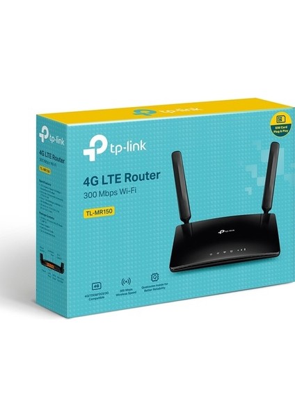 Tp-Lınk TL-MR150 300MBPS 4 Port 2 Anten 4g Lte Sım Kart Girişli Router modelleri