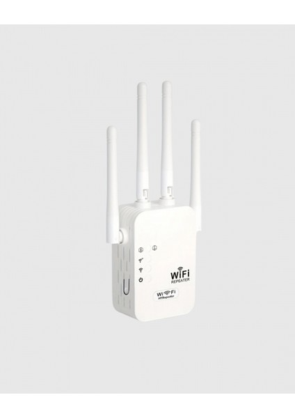 Antenli Wifi Repeater 300M2 Kapsama Alanı Wpa3 Güvenlikli fiyatları
