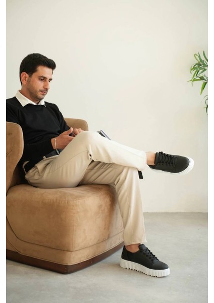 Lvsqvr KB-X516 Kuback Siyah Cilt Günlük Erkek Ayakkabı (Numara: 43) modelleri