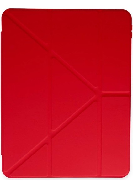 Samsung Galaxy X200 Tab A8 10.5 Kılıf Kalemlikli Mars Tablet Kılıfı - Kırmızı modelleri