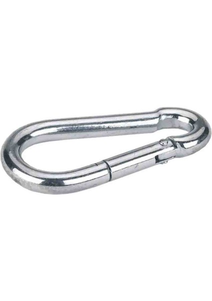 6 mm Yaylı Karabina 5 Adet Salıncak Dağcılık Kanca Olta