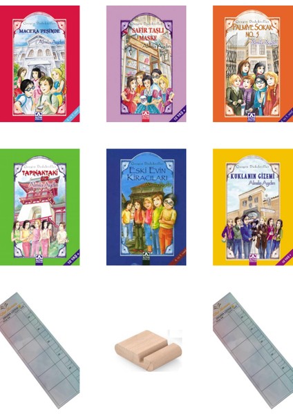 Gezgin Dedektifler - Tüm Kitapları /4-5-6-7-8. Sınıf / Almila Aydın 4. Sınıf Hikaye +Tablet Tutucu