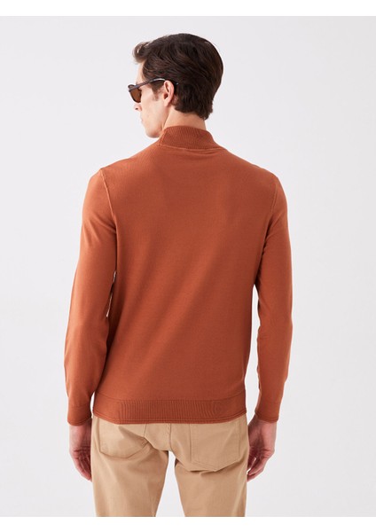 Yeni Sezon Yarım Balıkçı Yaka Uzun Kollu Erkek Triko Kazak indirimleri