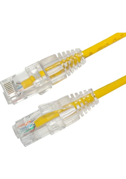 Ager AC-602-0015 15CM Utp Slım Cat6 Patch Kablo Sarı Cu, Lszh Awg 28 fiyatları