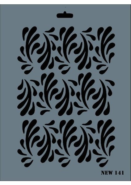 Rich New Seri N-141 Stencil 35X25 cm