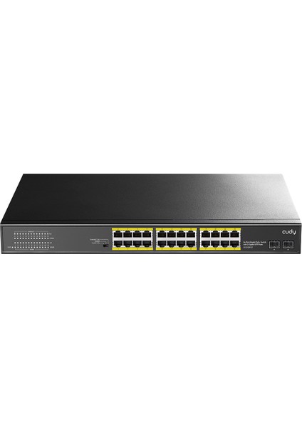 Cudy GS1028PS2 24 Port 10/100/1000 24 Port Poe+ 2 x Sfp Yonetılemez Rack Mount Swıtch
