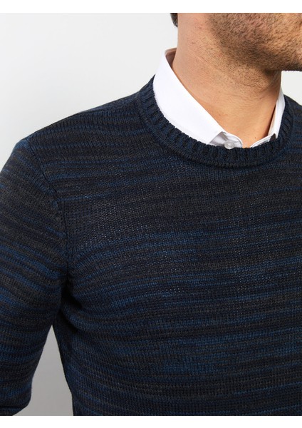 Yeni Sezon Bisiklet Yaka Uzun Kollu Desenli Erkek Triko Kazak fırsatları