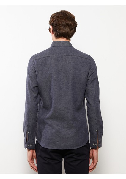 Yeni Sezon Slim Fit Uzun Kollu Gabardin Gömlek indirimleri