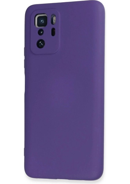 Ieg Xiaomi Poco X3 Gt Kılıf Nano Içi Kadife Silikon - Mor modelleri