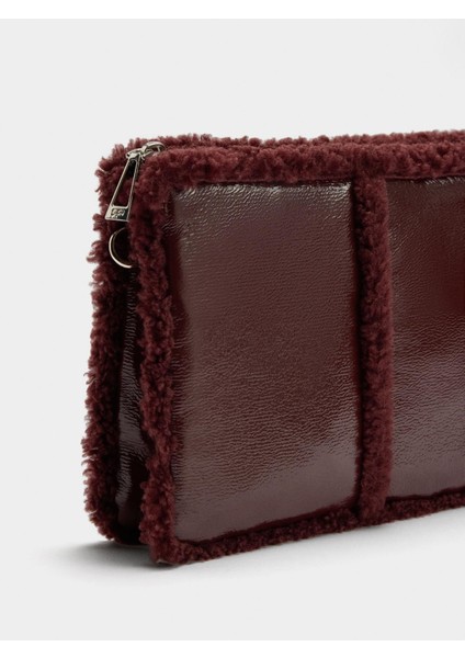 Kürk Efekt Kenarlı Çapraz Çanta fiyatları