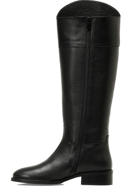 Vusıa 5pr Siyah Kadın Düz Çizme modelleri