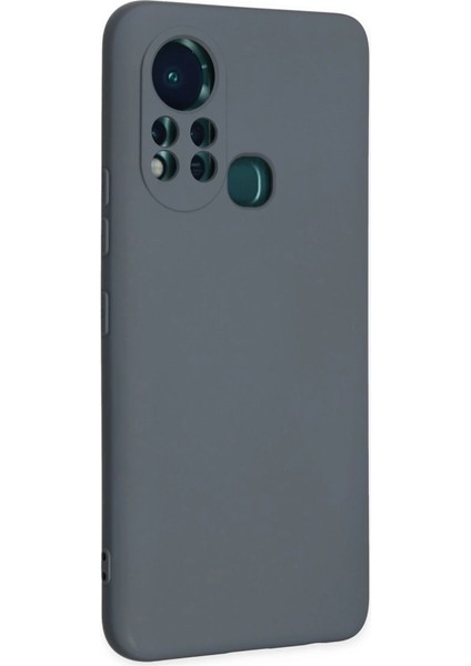 Infinix Hot 11S Kılıf Nano Içi Kadife Silikon - Gri fiyatları