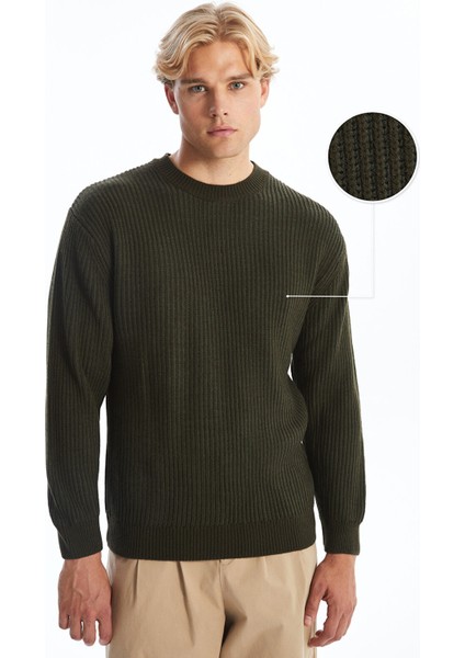 Yeni Sezon Bisiklet Yaka Erkek Triko Kazak