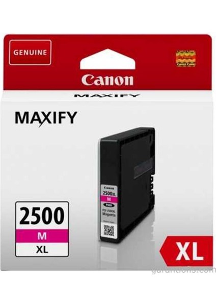 PGI-2500XL M Magenta Kırmızı Mürekkep Kartuş MB4050-5050-5350