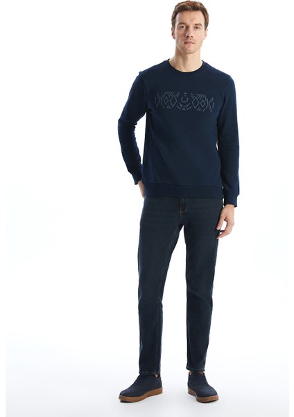 Yeni Sezon Bisiklet Yaka Baskılı Erkek Kalın Sweatshirt fiyatları